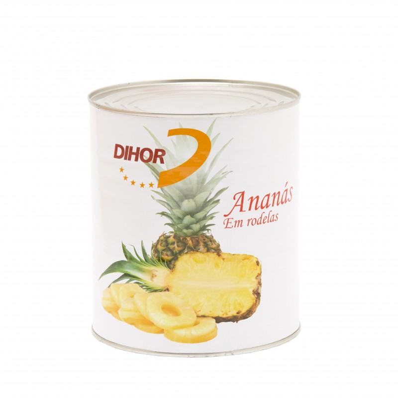Ananás em Rodelas DIHOR   6x3kg