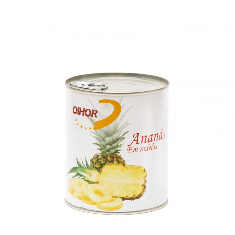 Ananás em Rodelas DIHOR 12x1kg